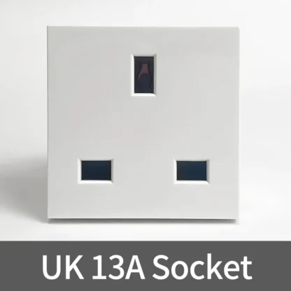 Wall Mount 1 Gang 2 Gang 8mm Stainless Steel Panel Socket 13A Switch Computer Socket Telephone Socket Thai US UK EU France - Image 14