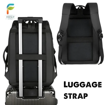 1Pcs Expandable Travel Backpack, Business casual men's backpack,with USB charging,waterproof fabric,suitable for daily commuting - Image 11