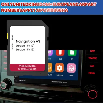 NEW 2024 MIB2 UK/Europe GPS SD Card Alhambra Ateca Arona Toledo Tarraco Ibiza  Leon AS V19 Car Navigation SD Card 32GB - Image 3