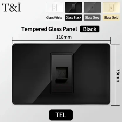 America Standard Power Outlet 118 Series 118*75mm Double USB Type-C Quick Charger US Mexico Glass Panel Wall Socket 16A 110V - Image 22