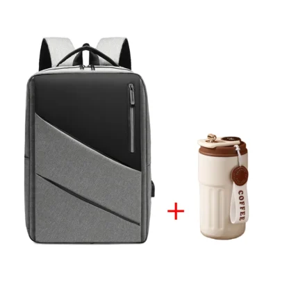 Mens Business Backpack Waterproof Laptop Bag Large Capacity Stylish Anti Theft Daypack for Work Office College Travel - Image 9