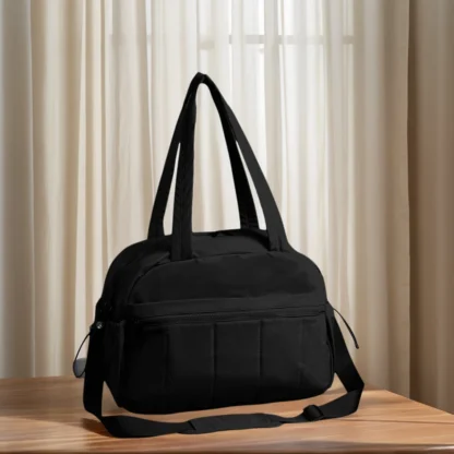 Quilted Puffer Travel Duffle Bag with Wet Pocket Carry on Bag Large Weekender Overnight Bag Gym Tote Bag Shoulder Bag for Women - Image 9