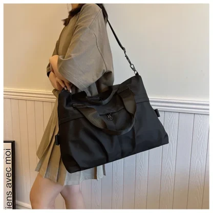 Large Capacity Oxford 2024 High Quality Travel Handbag Zipper Solid Trendy Casual Crossbody Bag Soft Versatile Popular Handbag - Image 30
