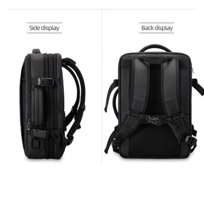 Heroic Knight Travel Backpack Men Business Backpack School Expandable USB Bag Large Capacity 15.6 Laptop Waterproof Backpack Bag - Image 29