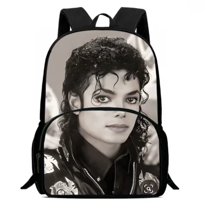 Michael Jackson Kids Backpacks Boys and Girls Student Birthday Gift Child School Bags Large Capacity Camping Durable Rucksack - Image 9
