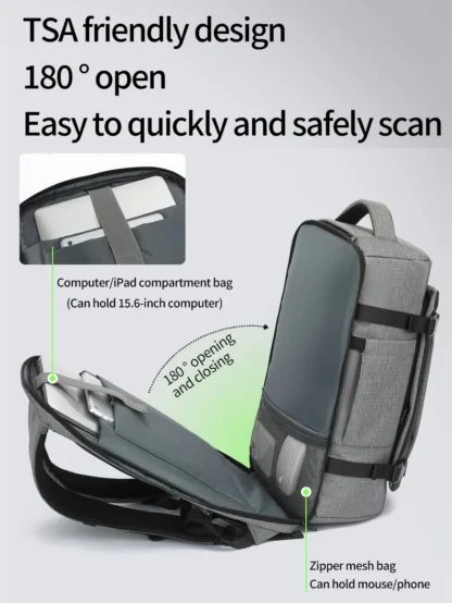 Versatile commuting backpack: waterproof fabric+carrying system, preferred for daily and short distance travel - Image 11