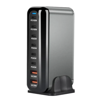 8-port 500W GaN Desktop Charger USB Type C PD Charger USB 3.0 Fast Mobile Charger For Samsung S24 Xiaomi iPhone16 15 pro - Image 3