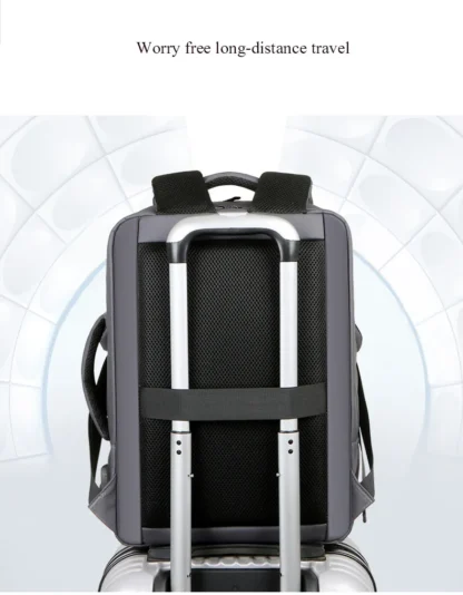Men Large Capacity Backpack USB Charging Male Laptop Bagpack Waterproof Business Travel Back Pack Luggage Bag Mochila - Image 20
