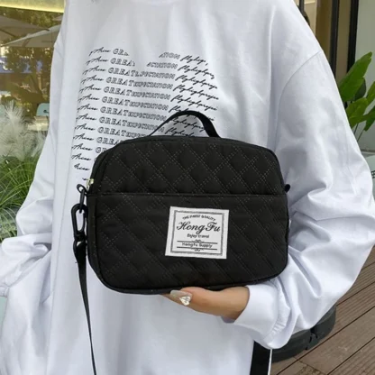 Men's and Women's Travel Bag Set with Makeup Bag - Plain Color Handbag - Essential for Travel - Affordable and Practical - Image 6