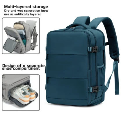 Women's Backpack Travel Suitcase Cabin Bag Aircraft Ryanair 40x20x25 Airplane Travel Bag Men Laotop Backpack Wizzair Carry On - Image 10