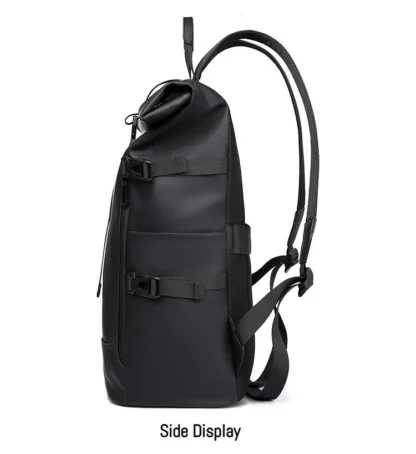 New Shoulder Bag Men's Senior Sense of Business Computer Outdoor Leisure Rolled Edge Travel Backpack Fashion Commuting - Image 22