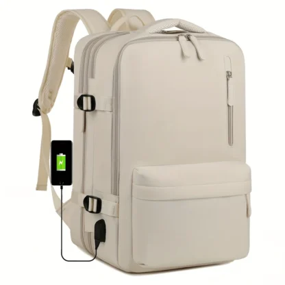Expandable Backpack Men's Large-Capacity School Bag Business Trip Portable Luggage Bag Backpack College Student Laptop Bag - Image 4