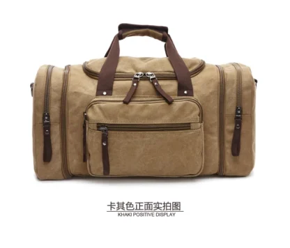 New Fashion Outdoor Travel Bag Handbag Canvas Crossbody Backpack Trend Large Capacity Casual Shoulder Bag - Image 19
