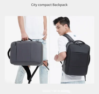Men Large Capacity Backpack USB Charging Male Laptop Bagpack Waterproof Business Travel Back Pack Luggage Bag Mochila - Image 11