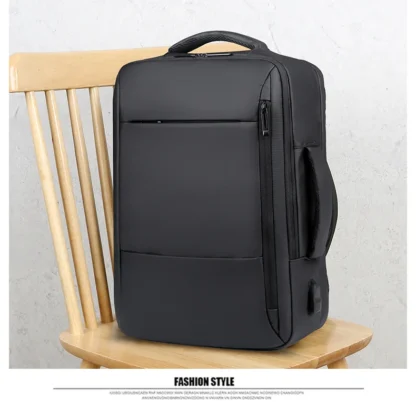 Men Large Capacity Backpack USB Charging Male Laptop Bagpack Waterproof Business Travel Back Pack Luggage Bag Mochila - Image 24