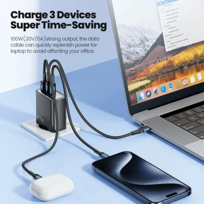 Toocki 67W GaN USB Type C Charger Digital Display 65W 45W PPS PD QC4.0 Quick Charge For Macbook Laptop IPAD Tablet iPhone 15 14 - Image 6