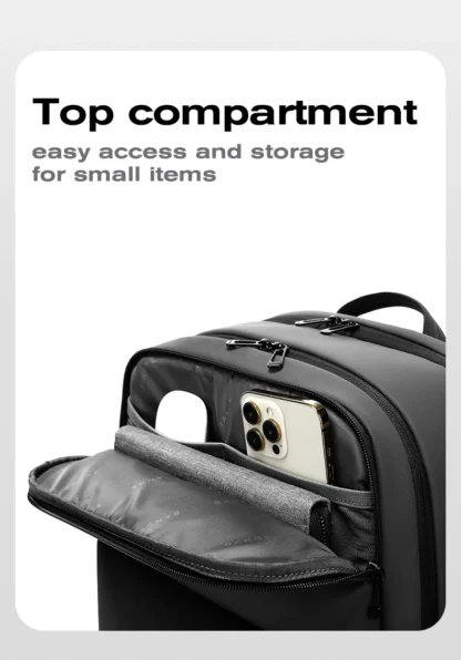 BANGE Smart Waterproof Travel Backpack Business Flight Approved Carry on Backpack Large Capacity 16 inch Laptop Backpack for Men - Image 14