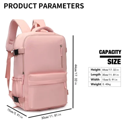 Backpack, Short Distance Travel Bag, Large Capacity Backpack, Business Travel Luggage Bag, Computer Bag, Tutoring Backpack - Image 12