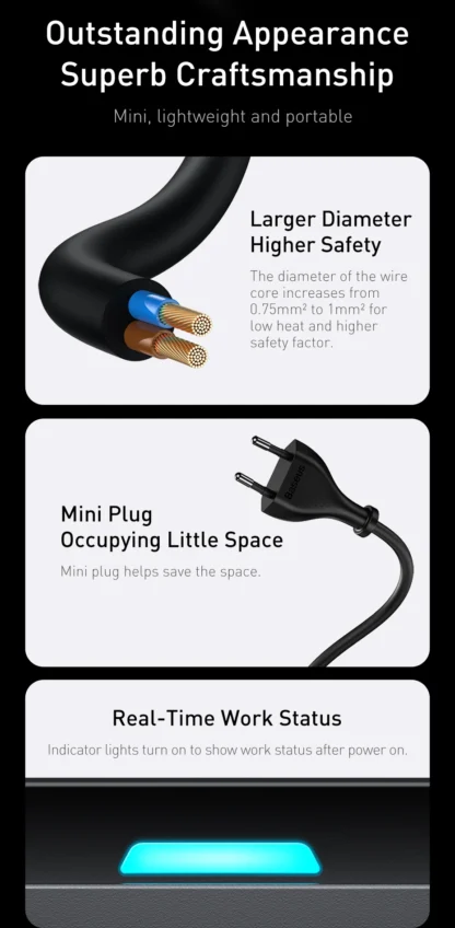 Baseus GaN3 100/ 65W Desktop Charger Quick Charge QC 3.04.0 USB C Type C Phone Charger For iPhone15 Huawei Xiaomi MacBook Laptop - Image 20