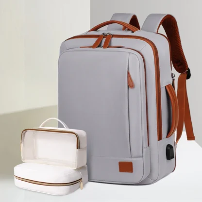 The New Unisex Backpack for Short-Distance Business Trips, Lightweight Travel Bag, Computer School Bag Storage Bag Combination - Image 12