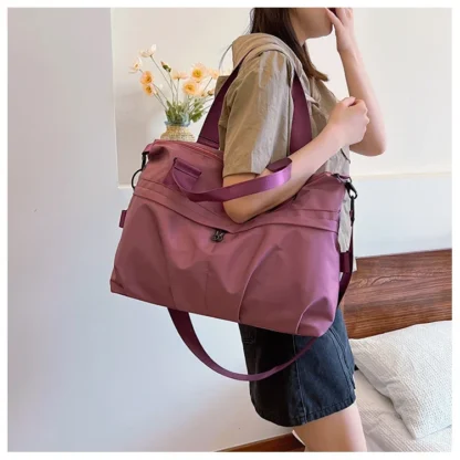 Large Capacity Oxford 2024 High Quality Travel Handbag Zipper Solid Trendy Casual Crossbody Bag Soft Versatile Popular Handbag - Image 44
