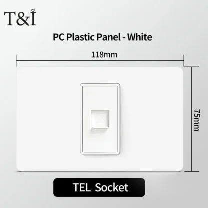 118 PC plastic panelBrazil Mexico Universal USB Type-C 20W Fast Charging Wall Outlet Plug PC Panel Electric Light Switch Office - Image 11