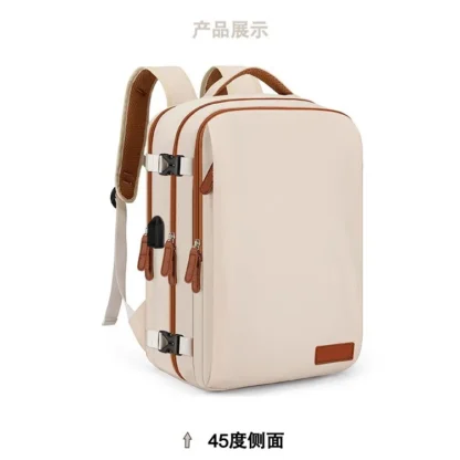 Travel Backpack 40x20x30 Cabin Plane Waterproof Expandable Weekender Laptop With USB Port Ryanair Carry-On Women Men Backpack - Image 24