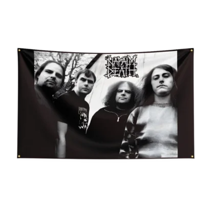 90x150cm Vintage N-Napalm-Deaths Band Flag Polyester Digital Printing Retro  Banner For Decor - Image 13