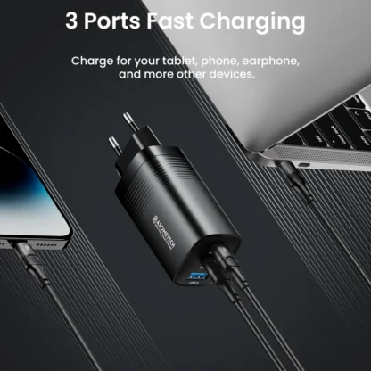 65W GaN USB Type C Fast Charger For Laptop PPS 45W PD QC 3.0 Quick Charge For iPhone 14 13  Samsung Xiaomi Realme Phone Charger - Image 4