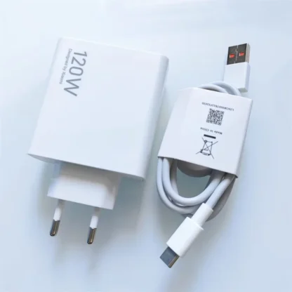 Origianl XiaoMi Mi 120W Charger Black Shark 5 Pro Mi 12 Pro Max QC 4.0 USB PD Fast Wall Charger Power Adapter 6A USB-C Cable - Image 7