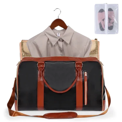 New Foldable Handbag Women's Travel Clothes Totes Large Capacity Luggage Handbag Sport Outdoor Fitness Multi Function Organizer - Image 7
