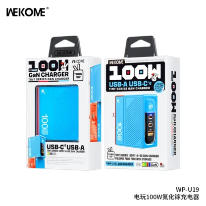WEKOME GaN 100W Charger High Speed Fast Charging Type C Charger for Xiaomi 13 Samsung s23 ultra iPhone 15 pro max Macbook Pro - Image 48