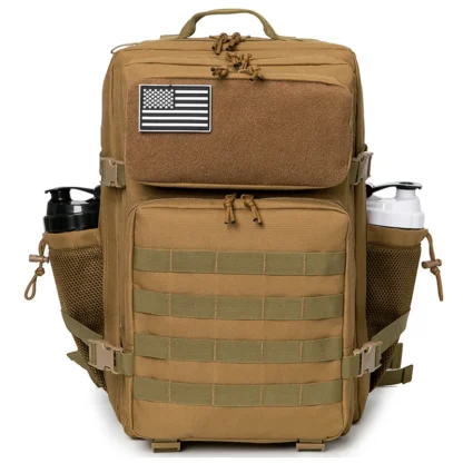 45L Tactical Backpack survival Bag Hunting MOLLE Backpack GYM For Men EDC Outdoor Hiking Rucksack Witch Bottle Holder - Image 15
