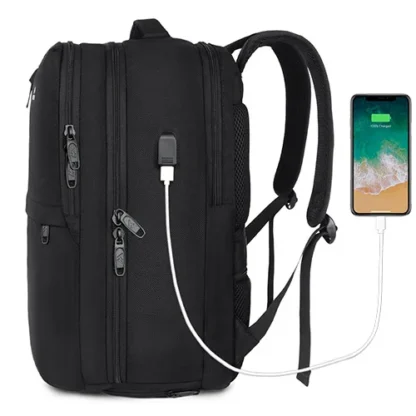 Cross border backpack, men's high-end computer bag, large capacity commuting multifunctional travel new business backpack - Image 31
