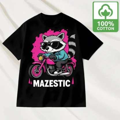 Funny Cartoon Animal print Graphic 100% Cotton T-shirt Unisex Street Oversized Casual Tees Y2K Loose Children's Clothing - Image 5
