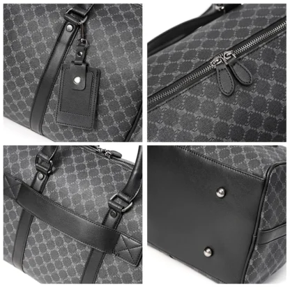 Fashion Tote Travel Bag Men/Women Fitness Handbag Leather Male Shoulder Bags Business Large Travel Tote Luggage Bag - Image 3
