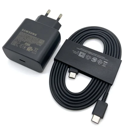 Samsung S25 s24 S23 Ultra 45W Super Fast Charger PD3.0 Quick Charging EU USB-C Adapter For Galaxy S22 S20 Ultra Note 10 Plus F55 - Image 2