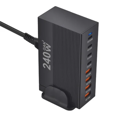 240W Desktop GaN Charger 8-port USB Type C PD Fast Multiple Usb Mobile Phone Quick Charger For Iphone 16/15/14 Samsung Xiaomi - Image 3