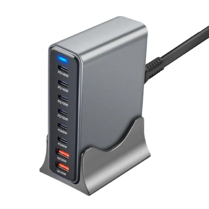 670W 8-port Multi-Port Desktop Fast Charger Station Adapter for Cellphones High speed charging for Laptop, for Iphone etc. - Image 3