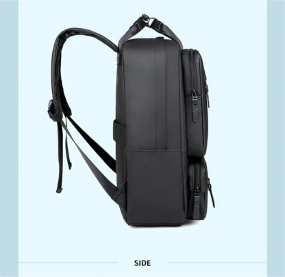 JEEP BULUO Trend Casual High Capacity Feature Backpack Computer New Men's Bag 15 inches Laptop Travel Nylon Bags For Man - Image 29