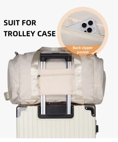 Travel Duffel Bag with Shoes Pocket Outdoor Business Trip Fitness Yoga Shoulder Bags Dry Wet Short Distance Trip Handbag - Image 18