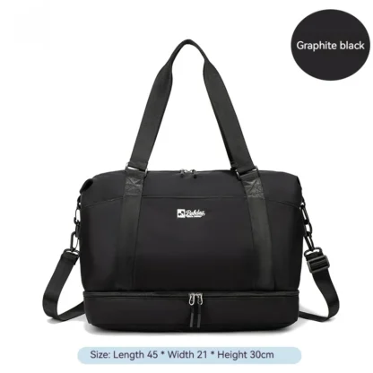 Simplified Foldable Travel Bag Large Capacity Premium Luggage Bag Handheld Short Distance Registration Travel Fitness Storage Ba - Image 20