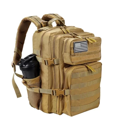 LHl 35L Tactical Backpack Small Athlete Gym Bag for Men/Women Qutdoor Travel Hiking Molle Rucksack with Bottle Holder - Image 7