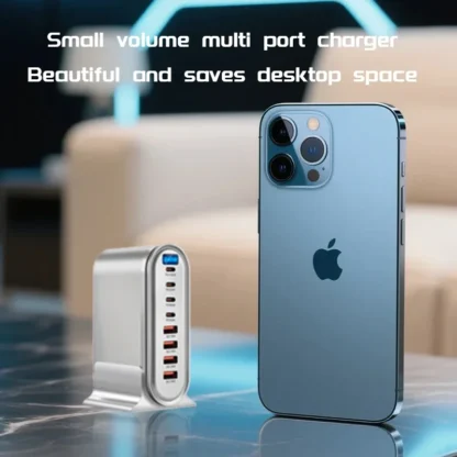 240W GaN USB Fast Charger Multi Ports Desktop Charging Station For iPhone/Samsung/iPad/MacBook Quick Charger Type C QC 4C4A - Image 4