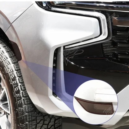 JIDIXIAN Car Front Wheel Eyebrow Light Lamp Decoration Cover for Chevrolet Suburban 2020 Up for Tahoe 2021 for GMC Yukon 2021 Up - Image 19