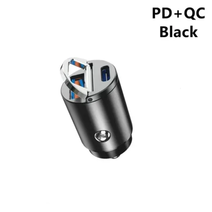 Mini Stealth Car Adapter QC 4.0 3.0 Quick Charge Type C PD Charger 30W PD+QC/PD+PD Car Charger For iPhone 12 13 Huawei Xiaomi - Image 10