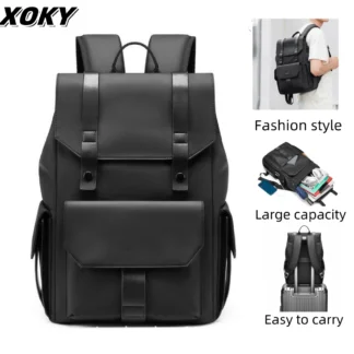 XOKY Fashion Business Backpack Men Travel Waterproof Backpack Expandable Backpack Large Capacity  Bag 2301