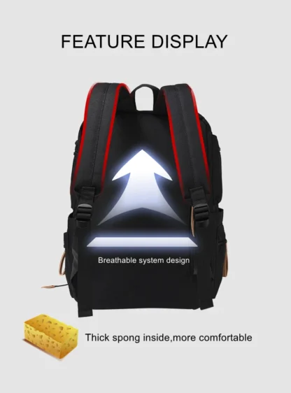 Travel Backpack Airplane Large Capacity Multi-Function Lightweight Oxford Waterproof College Casual Bag Notebook Bagpacks - Image 27