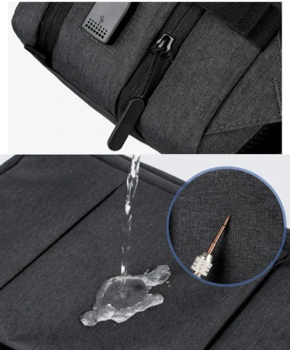 Classic Travel Backpack Men Business Backpack School Expandable USB Bag Large Capacity Laptop Waterproof Fashion Backpack - Image 34