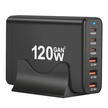 200W GaN Charger 6 Ports USB Type C PD Charger Quick Charge 3.0 USB Type C Quick Charger Mobile Phone USB Charger - Image 8